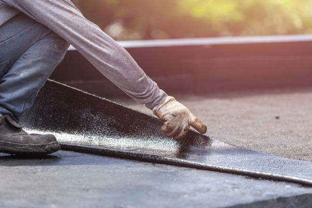 Professional Waterproofing technician working in Totowa, NJ